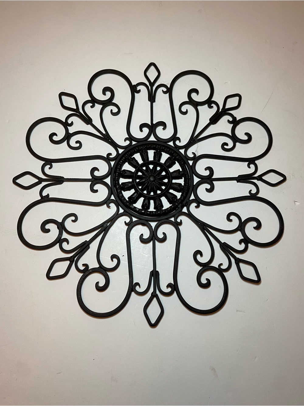 Traditional Iron Scroll Wall Decor- Elegant Scroll Design - Picture 7 of 9